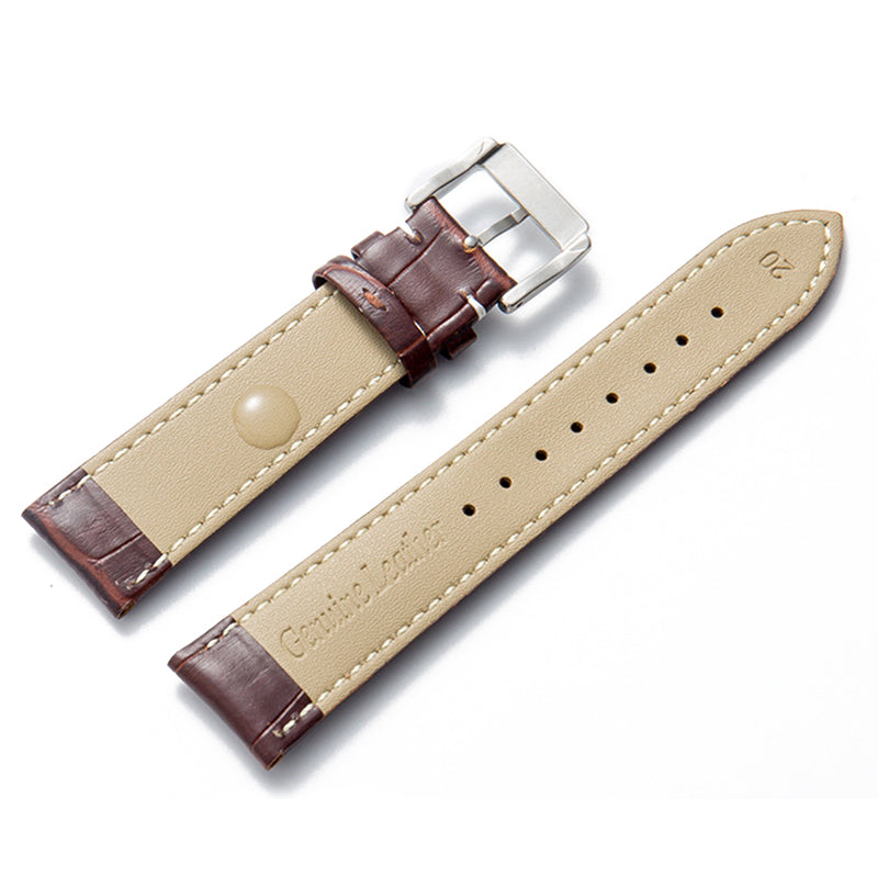 Watch Strap Genuine Leather Smart Watch Band Universal 16mm Watchband Replacement Part Watch Strap Genuine Leather Smart Watch Band Universal 16mm Watchband Replacement Part